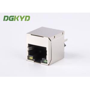 Factory Outlet Shield Megabit Vertical Insertion Rj45 Magnetic Ethernet Socket