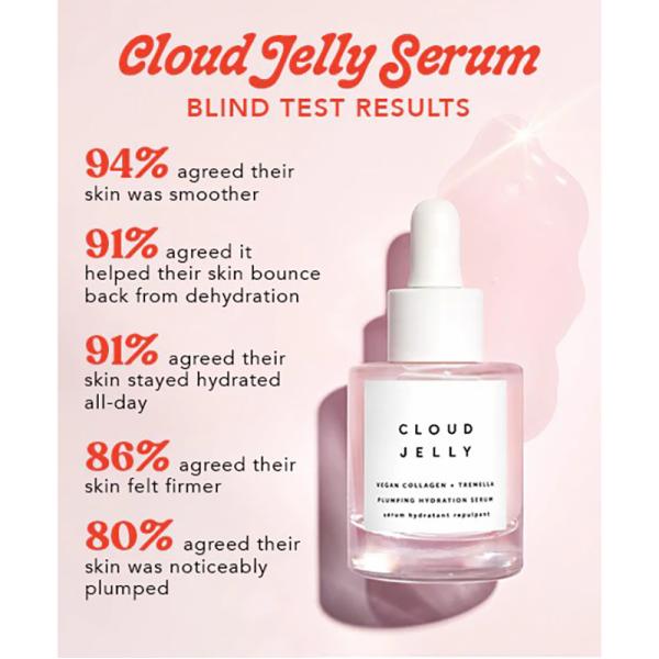 BLIW Private Label Pink Jelly Face Skincare Natural Vegan Cruelty-Free Hyaluronic Acid Plumping Hydration Facial Serum