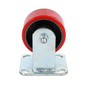 China 200mm 800kg Heavy Duty Zinc Plated Iron Core Wheel and Casters with Customized Request on sale