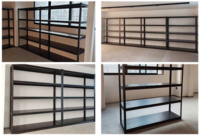 1200W *450D *1800H commercial warehouse shelving Rivet Five Shelves