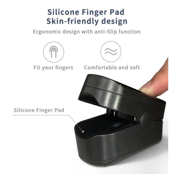 Plastic Medical Finger Pulse Oximeter Accurate Measurement 50g Weight