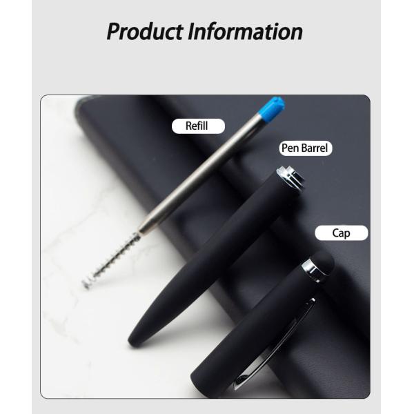 Metal Soft Touch Feeling Ballpoint Pen 1.0mm Multi Color Touch Screen Ball Pen