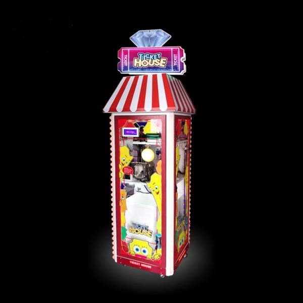 Floor Standing Ticket Eater Machine Double Side Design Transparent And Strong