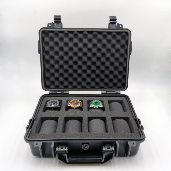 2.2 Pounds Waterproof Watch Box With 12 Compartments And PU Leather