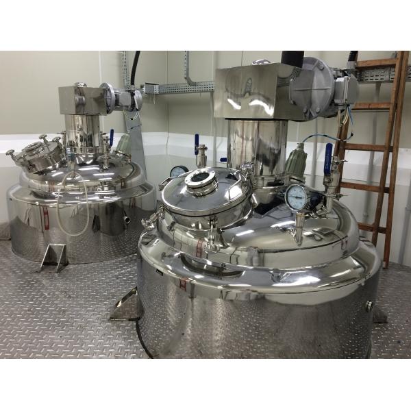 316SUS Stainless Steel Mixing Tanks / 650L Industrial Storage Tanks For Softgel