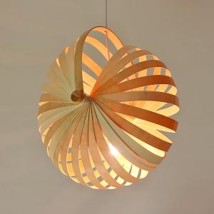 Nordic solid wooden chandelier Living room Bedroom bamboo pendant light(WH-WP-39