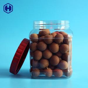 Reusable Square Wide Mouth Plastic Jars Durable Home Kitchen Use