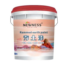 High Adhesive Paint for Rammed Earth Coating Batch Knife Application Method
