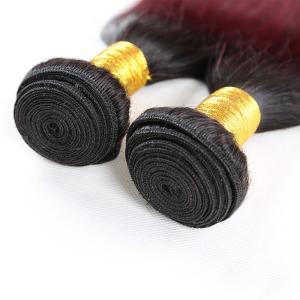 Brazilian Virgin Ombre Hair Weave Ombre Human Hair Extensions 12" To 26"