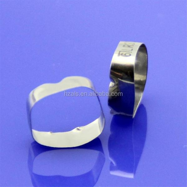 0.018 Slot Dental Pre Welded Orthodontic Molar Band Bracket For Teeth Correction SGS Certified