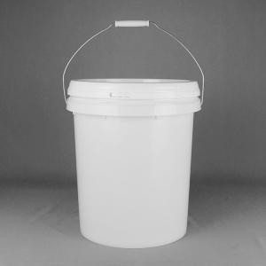 Stackable Five Gallon Plastic Pails 20Liter Capacity For Various Applications