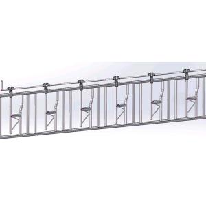 Customized Self Closing Cattle Head Lock Gates Large Fixed