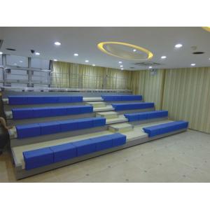 China Manual Controlled HDPE Retractable Bleacher Seating Retractable Auditorium Seating on sale