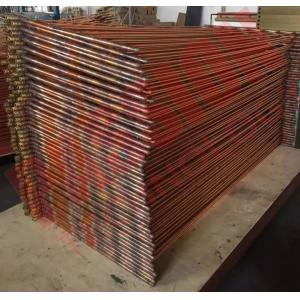 Natural Circulation Blue Titanium Flat Panel Solar Collector With Copper