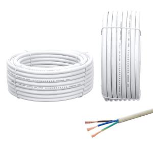 VDE Standards Multicore Cable H03vvh2 f 2x0 75mm2 for PVC Jacket PVC Insulation