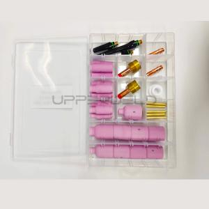 31PCS TIG Welding Torch Stubby Gas Lens Ceramic Cup Kit for WP-17/18/26 Large