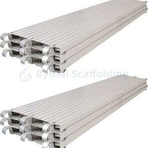 Construction Building Plank 100% Aluminul Walking Board with Hook