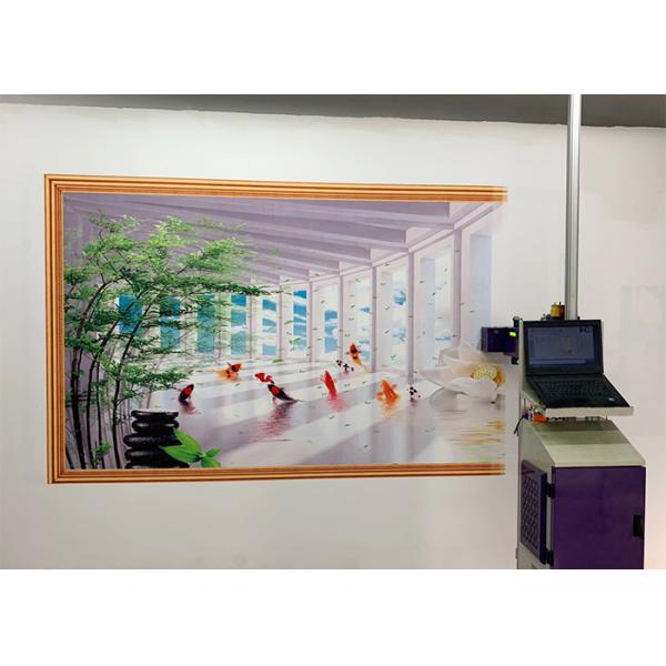 720*1440DPL 20sqm/h CMYK 3D Wall Inkjet Printer TX800 Nozzles