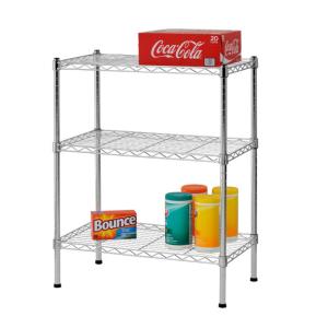 3 Tier Lightweight Home Wire Shelving Rack Unit Garage Storage Organizer