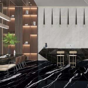 Water Resistant Scratch Resistant Porcelain Tiles With Polished Finish