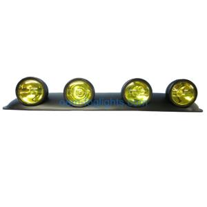 Yellow SUV Off-road Vehicle Jeep Roof Top Fog Light