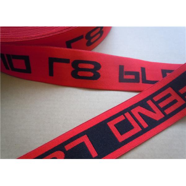 Buy polyester or spandex Webbing Straps Elastic 3 cm wide Nylon Woven Jacquard elastic tape for underwear at wholesale prices