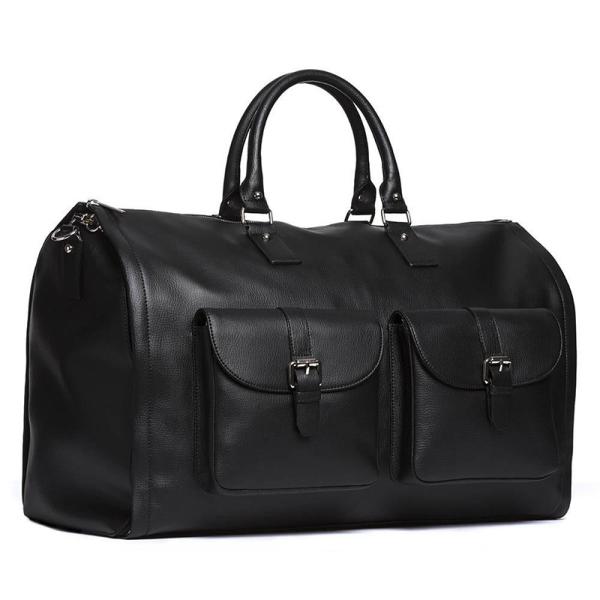Buy Stylish Leather Suit Weekender Bag , Convertible Mens Suit Garment Bag at wholesale prices