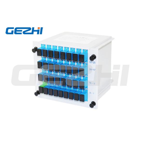 SC APC 1X32 FTTH Fiber Optical Splitter Insertion Type Card PLC Splitter LGX