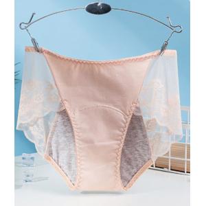 Women Safety Lace Menstrual Female Physiological Underwear Three-Layer Seamless