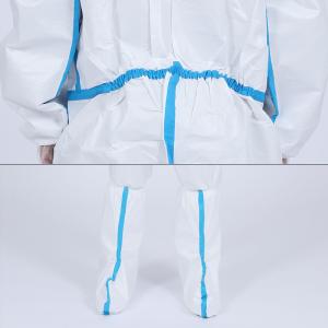 Medical Grade Adult Disposable Protective Suit Antibacterial Lightweight
