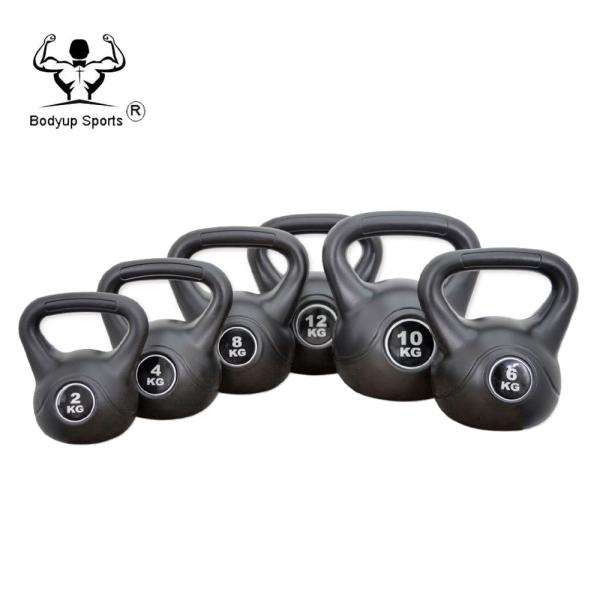 Sand Filled Fitness Equipment Kettlebells Plastic Cement Kettlebell