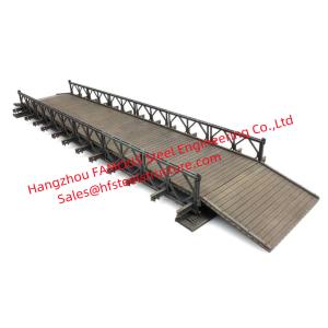 Temporary Access Portable Floating Bridge Heavy Loading Capacity For Inconvenien