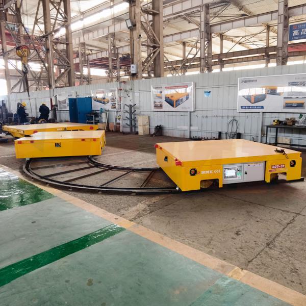 Automatic Heavy Load Remote Control 3 Tons Material Rail Transfer Cart