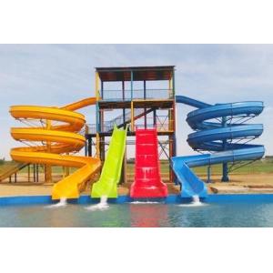OEM Commercial Swimming Pool Accessories Fiberglass Slide For Kids