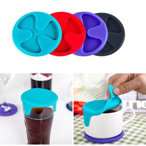 New Arrival Useful Fationable Silicone Goblet mat Silicone Drink Coasters