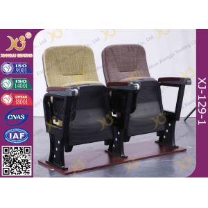 Injection Polyurethane Foam Low Back Auditorium Conference Hall Chair With Soft