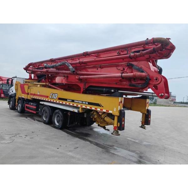 62M Concrete Pump with Mercedes-Benz Truck Concrete Boom Pump High Productivity 180m2