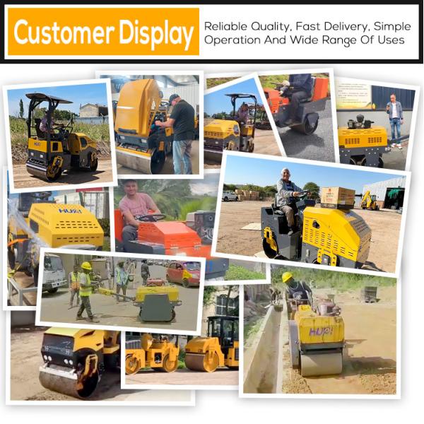 Mini 3 Ton Ride on Roller Compactor Asphalt Roller Double Drum Roller for Sale