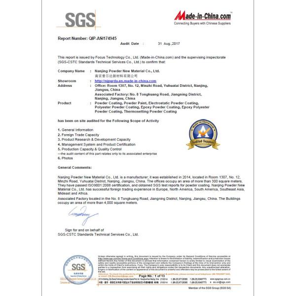 Storage Rack Electrostatic Decorative Powder Coating RAL1023 Traffic Yellow Color