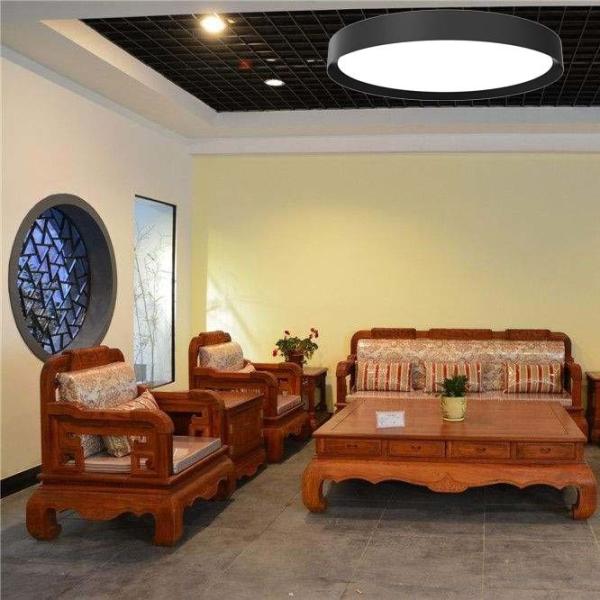 Buy 3600LM 30W 450mm Black Suspended Pendant Lighting at wholesale prices