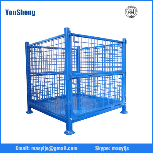 Buy Collapsible Wire Mesh Container / Folding Steel Wire Container/Metal Wire Mesh Container at wholesale prices