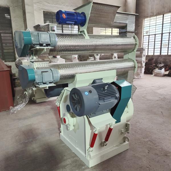 Buy 55KW Horizontal Pellet Mill Machine Animal Fish Feed Pelletizer at wholesale prices