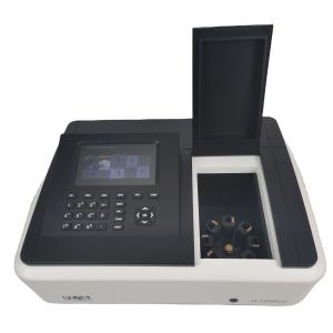 Microprocessor Based Double Beam Spectrophotometer 190-1100nm 7 Inch Color