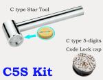 1105 Straight Way Magnetic Lockable Water Meter Valve Ball Type DN20 DN25 DN32 w