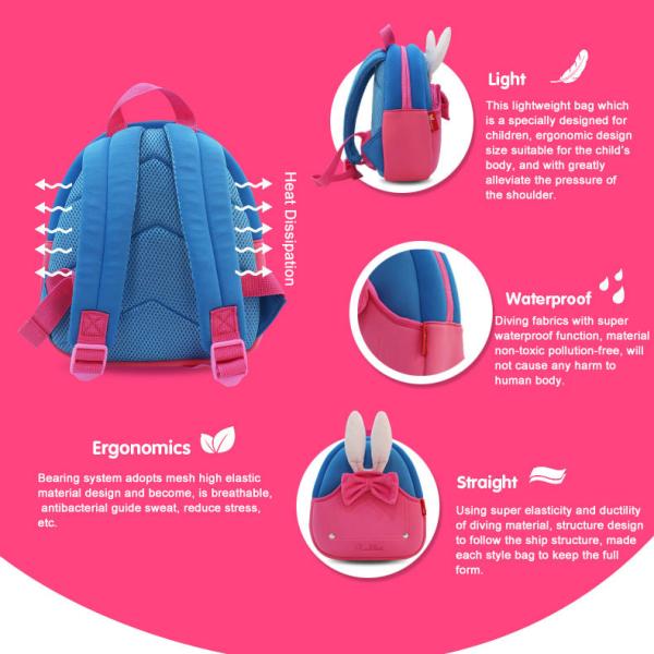 Lovely Design Preschool Toddler Backpack For Kindergarten Girls NH031