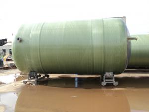 China 500 Gallon Water Filter FRP Horizontal Tank Filament Winding Cylindrical on sale