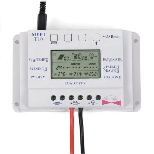 Buy Solar Charge Controller 10A MPPT T10A 12V 24V for Street Light at wholesale prices