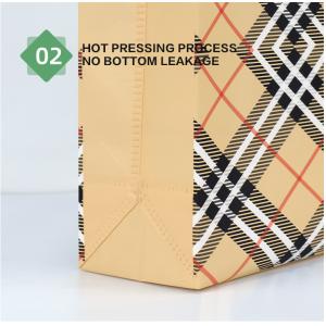 Non Woven Tote Shopping Bags Enviromental Protection 80gsm