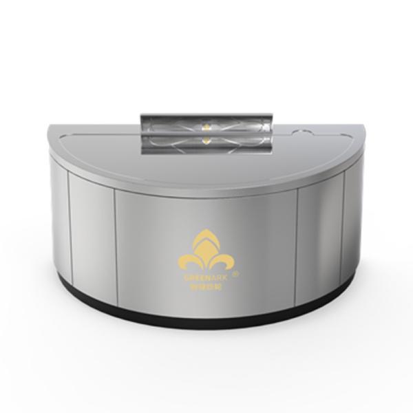 Semi-circle Teppanyaki Grill Table can be customized in size and smoke exhaust