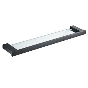 Quality Glass Shelf 83210 -Square Black&amp;Stainless steel 304&amp;glass &amp; Bathroom Accessories&amp;kitchen,Sanitary Hardware for sale